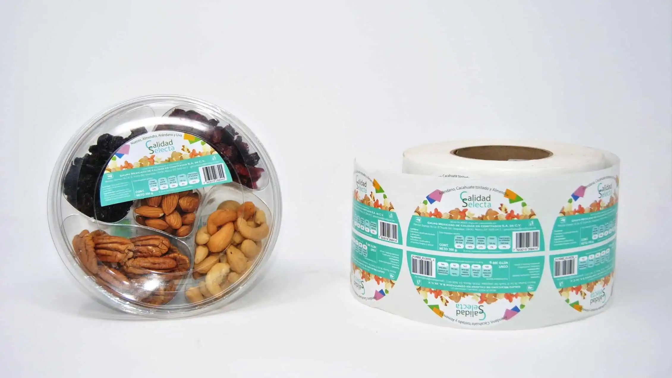 etiquetas de productos alimenticios